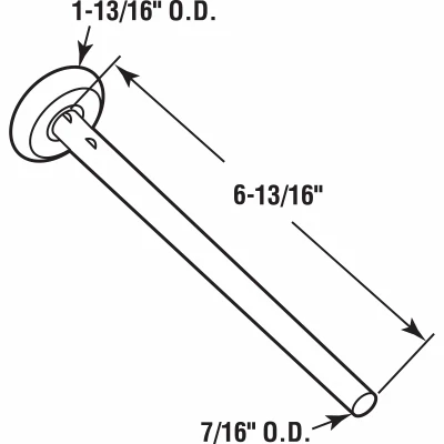 Heavy Duty Garage Door Roller, 1-13/16 In. Diameter Steel Ball Bearing, 1-Pk.