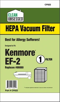Kenmore Vacuum Cleaner Filter, EF-2 HEPA, 1-Pk.