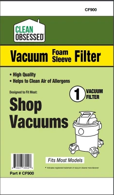 Shop Vac Foam Vacuum Cleaner Filter, 1-Pk.