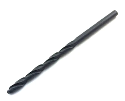 High-Speed Steel Drill Bit, Black Oxide Coated, 5/32 Inch Diameter by 3-1/8 Inch Length