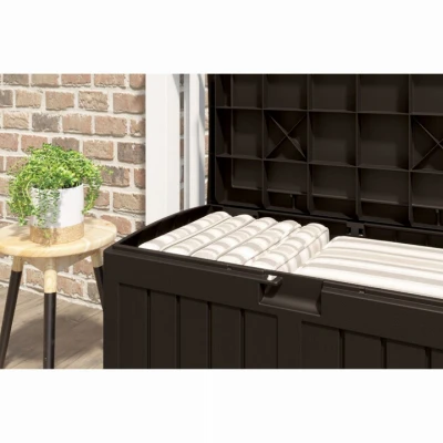 Resin Deck Box / Seat, Java, 50 Gallons