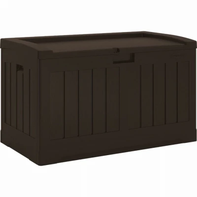 Resin Deck Box / Seat, Java, 50 Gallons