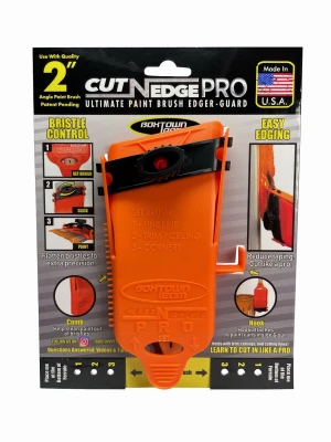 Cut-N-Edge PRO Ultimate Paint Brush Edger & Guard, Fits 2 In. Brushes