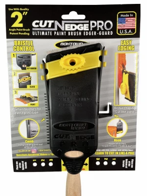 Cut-n-edge Pro Ultimate Paint Brush Edger & Guard With 2 Inch Paint Brush