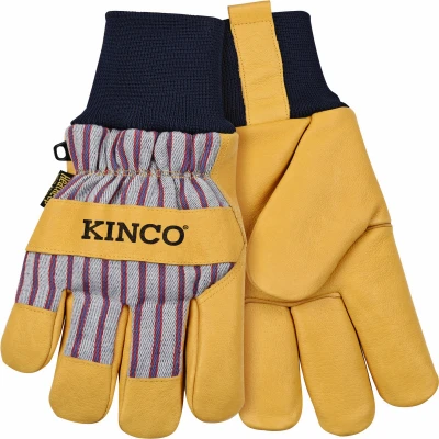 Premium Grain Pigskin Leather Palm Work Gloves for Men Size Extra Large