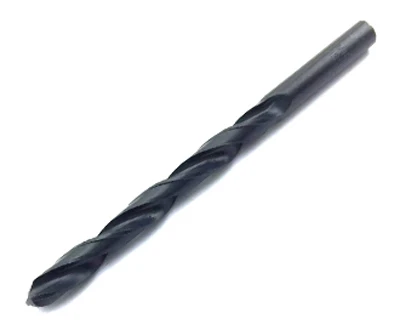 19/64 X 4-3/8-inch High Speed Steel Drill Bit With Black Oxide Finish