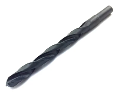 Black Oxide Drill Bit, 25/64 x 5-1/8 In.