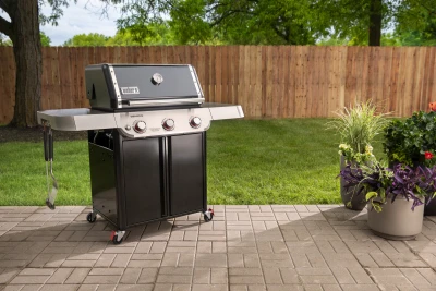 Genesis E-315 Three-Burner Liquid Propane Gas Grill in Black Finish