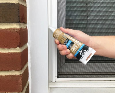 Silicone Max Premium White Window and Door Sealant, 2.8 Ounce Tube