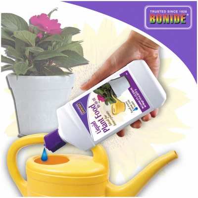 Houseplant Food Fertilizer, Balanced 10-10-10 Nutrient Formula, 8 Ounce Bottle
