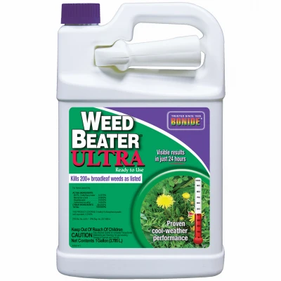 Weed Beater Ultra Fast-Acting Protection Against Broadleaf Weeds in Home Garden, 128 oz. Spray