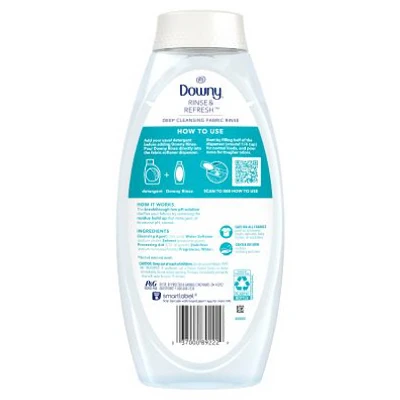 Rinse and Refresh Laundry Odor Remover and Fabric Softener, Cool Cotton Scent, 25.5 Fluid Ounces
