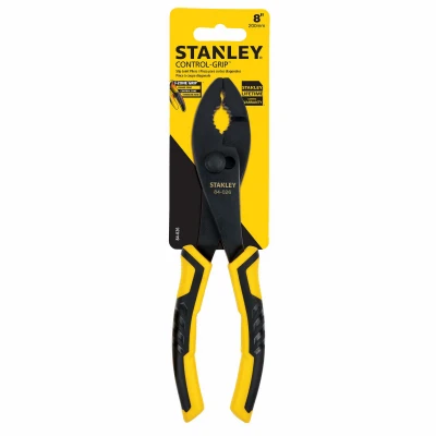 84-026 Bi-material Slip Joint Pliers, 8-3/8 In Oal, Ergonomic Handle