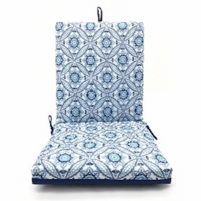 Patio Seat Cushion, Blue Medal, 44 X 21 X 4 Inches, Model 254017w