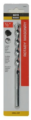 Masonry Drill Bit, Extra Length, 1/2 x 6 In.