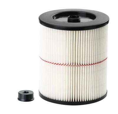 Standard Wet/dry Vacuum Cartridge Filter & Retainer For 5-16 Gallon Craftsman Models