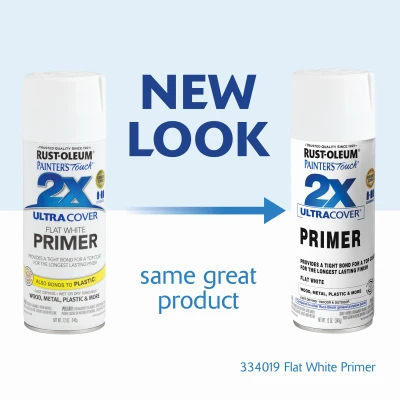 Painter's Touch 2x Ultra Cover Flat White Spray Primer 12 Oz
