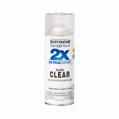Painter's Touch 2X Spray Paint, Gloss Clear, 12-oz.