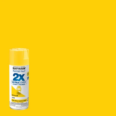 Painter's Touch 2X Spray Paint, Gloss Sun Yellow, 12-oz.