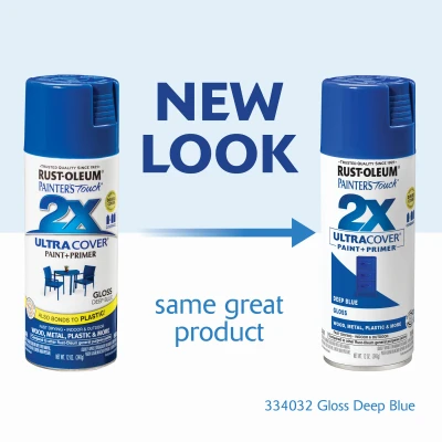 Painter's Touch 2x Ultra Cover 12 Oz. Gloss Deep Blue Spray Paint