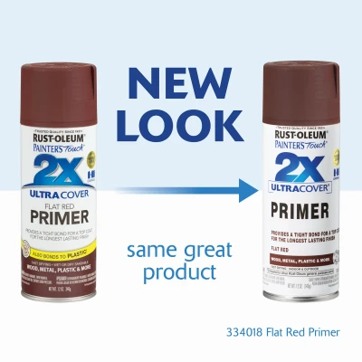 Painter's Touch 2x Ultra Cover Flat Red Spray Paint Primer 12 Oz