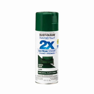 Painter's Touch 2x Ultra Cover 12 Oz. Gloss Hunter Green Spray Paint