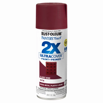 Painter's Touch 2x Ultra Cover 12 Oz. Satin Claret Wine Spray Paint