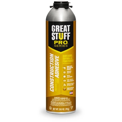 Pro Floor & Wall Adhesive Foam, 26.5-oz.