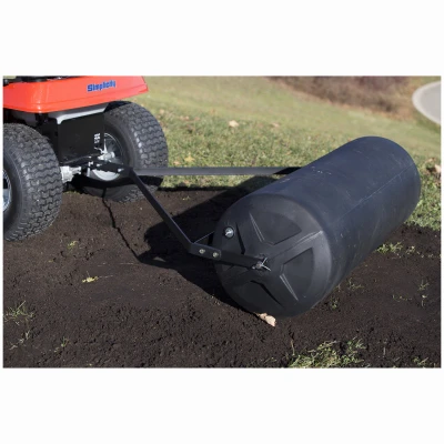 Poly Lawn Tractor Lawn Roller, 18 Inch by 36 Inch, Durable Plastic Construction