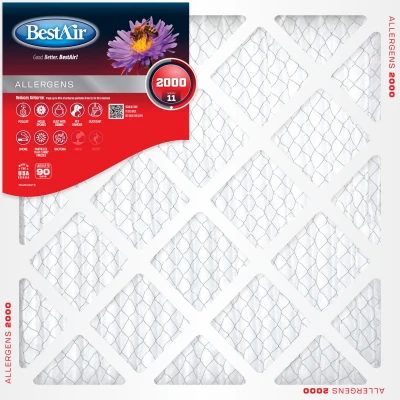 20x24 x 1 In. MERV 11 Pleated Furnace Filter, 90 Days