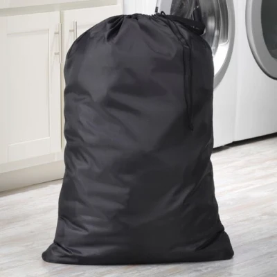 Dura-Clean Heavy-Duty Polyester Laundry Bag with Drawstring Closure