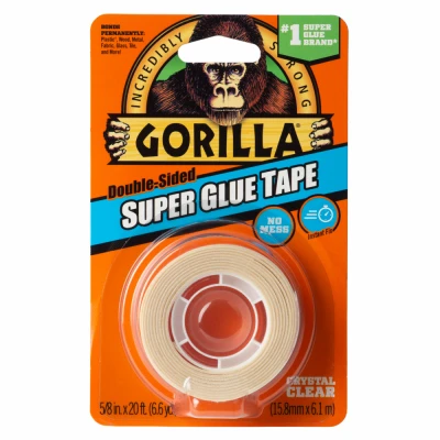 Super Glue Double-Sided Tape, 20 Ft.