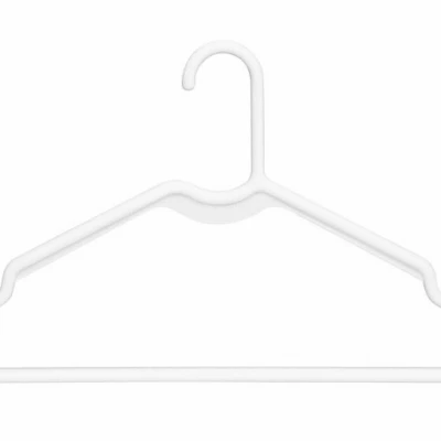 Heavy-Duty Plastic Hangers, White, 3-Pk.