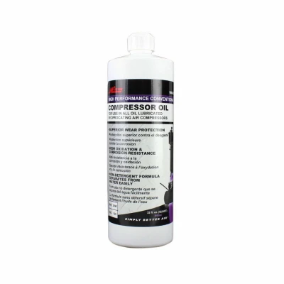 High-performance Conventional Air Compressor Oil, Sae 30w, Iso 100, 32 Oz. Flip Top