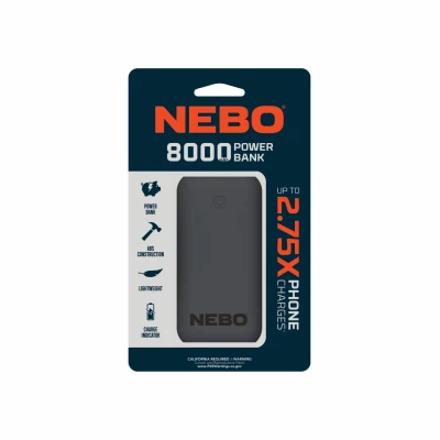 Power Bank USB Battery/Phone Charger, 8000 mAh
