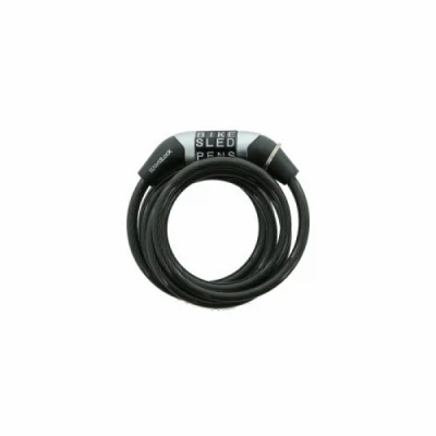 Combination Cable Lock, Non-Resettable, Assorted Colors, 6 Millimeter by 4 Foot