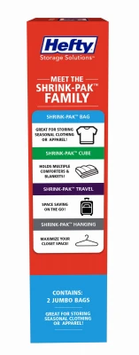 Shrink-Pak Clothes Storage Bags, Jumbo, 2-Pk.