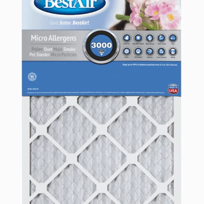16x25 X 1 Inch Merv 13 Pleated Furnace Filter, 90 Day Air Quality Solution