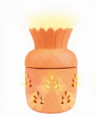 Citronella Burner + 3 Candles, Pineapple Shape Terra Cotta