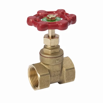 ProLine Threaded Gate Valve, Lead-Free Brass, 1 In.