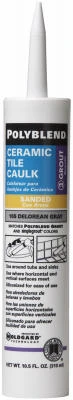 Polyblend Ceramic Tile Caulk, #9 Natural Gray, 10.5 oz.