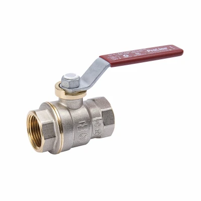 Threaded Ball Valve, Lead Free, Forged Brass, 1/8 In.