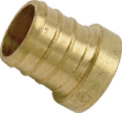 Pex Pipe End Plug, Brass, Lead-Free, 3/8 In. Barb