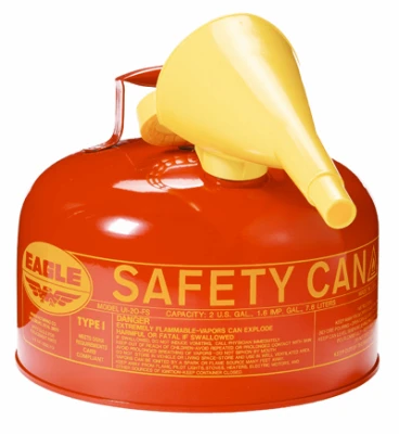 Safety Gas Can, Type I, 2 Gallons