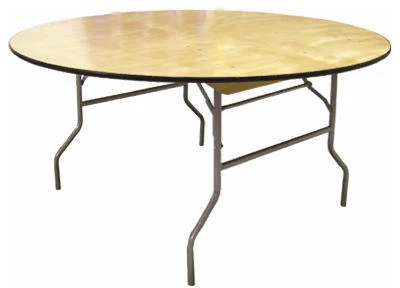 Folding Table, Plywood, 48 In.