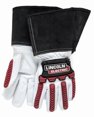 Impact and Cut Resistant Welding Gloves, Leather, XL
