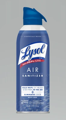 Air Sanitizer, White Linen Scent, 10 oz.