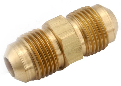Pipe Fitting, Flare Union, Lead Free Brass, 1/2 In.