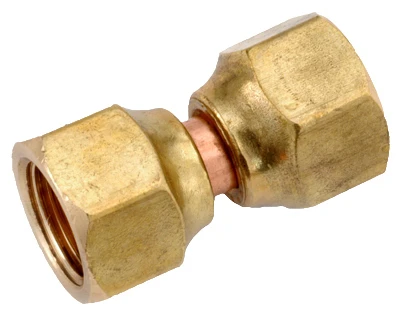 Pipe Fitting, Flare Swivel Nut, Lead Free Brass, 1/2 In.