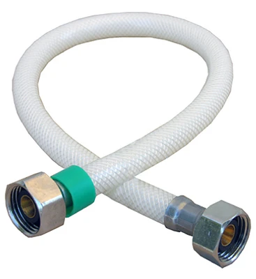 Flexible Poly Faucet Connector, 1/2 Inch Iron Pipe Size by 1/2 Inch Iron Pipe Size, 9 Inch Length